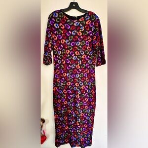 FARM Rio Multicolor Leopard Midi Dress